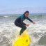 alumna de la escuela de surf llanes